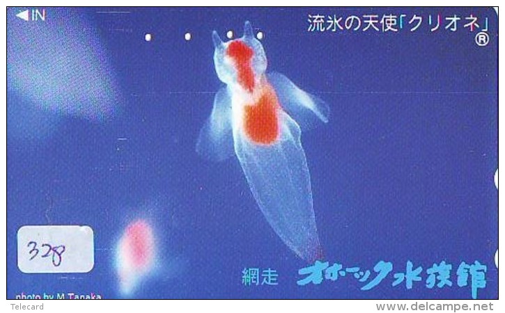 Télécarte Japon / Faune Marine - CALMAR Squid KALMAR Inktvis (328 - Fische