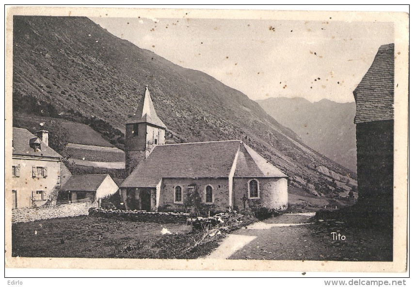 ***  65  ***  ARAGNOUET  L'église - Petites Taches - Aragnouet