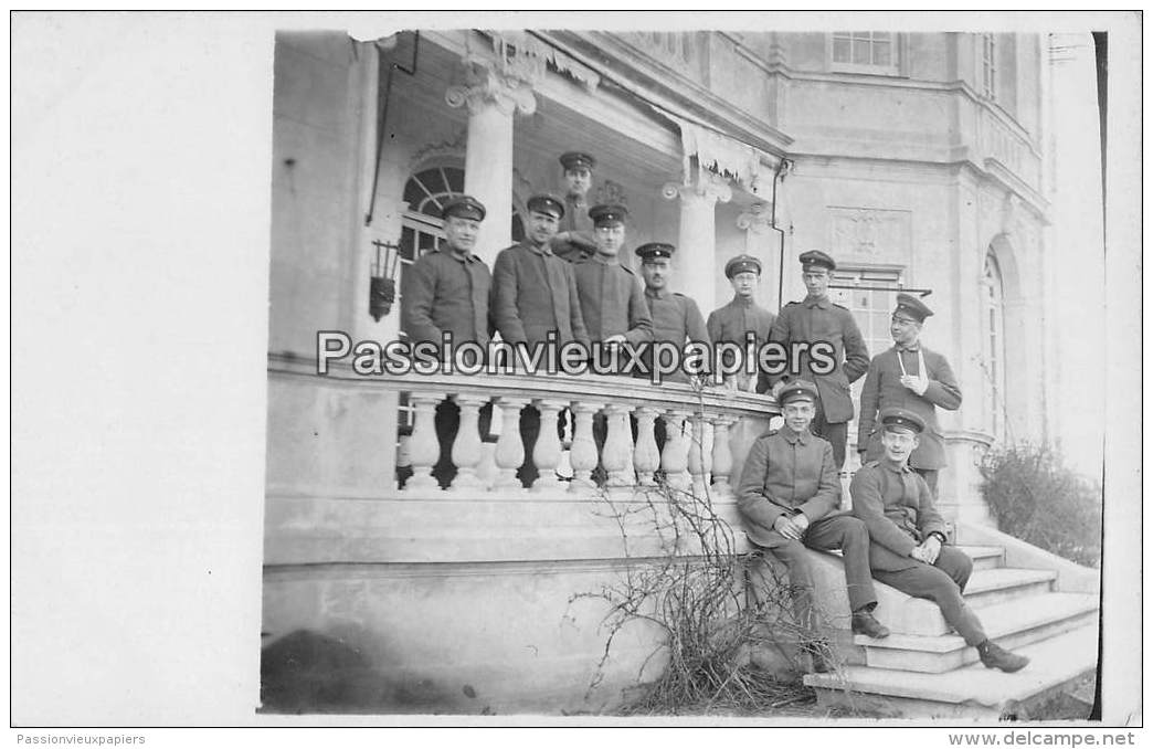 CARTE PHOTO ALLEMANDE  SPA    1918   VILLA  SERVICE DE TRANSMISSION - Spa