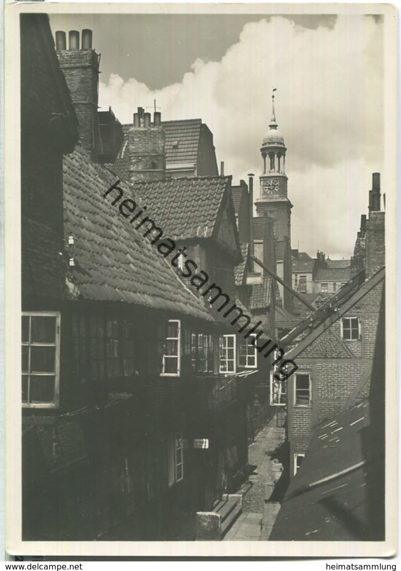 Hamburg - Vorsetzen - Fachwerkhäuser - Foto-AK Grossformat - Verlag Hans Andres Hamburg - Wandsbek