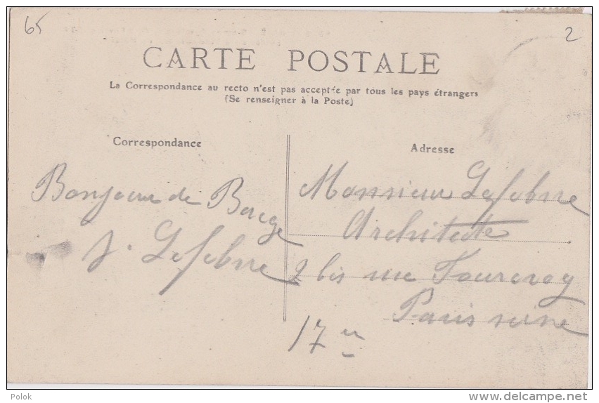 Bp - Cpa BAREGES Après L'avalanche Du 2 Février 1907 - Entrée De La Ville Etle Nouvel Hôtel (MTIL) - Autres & Non Classés