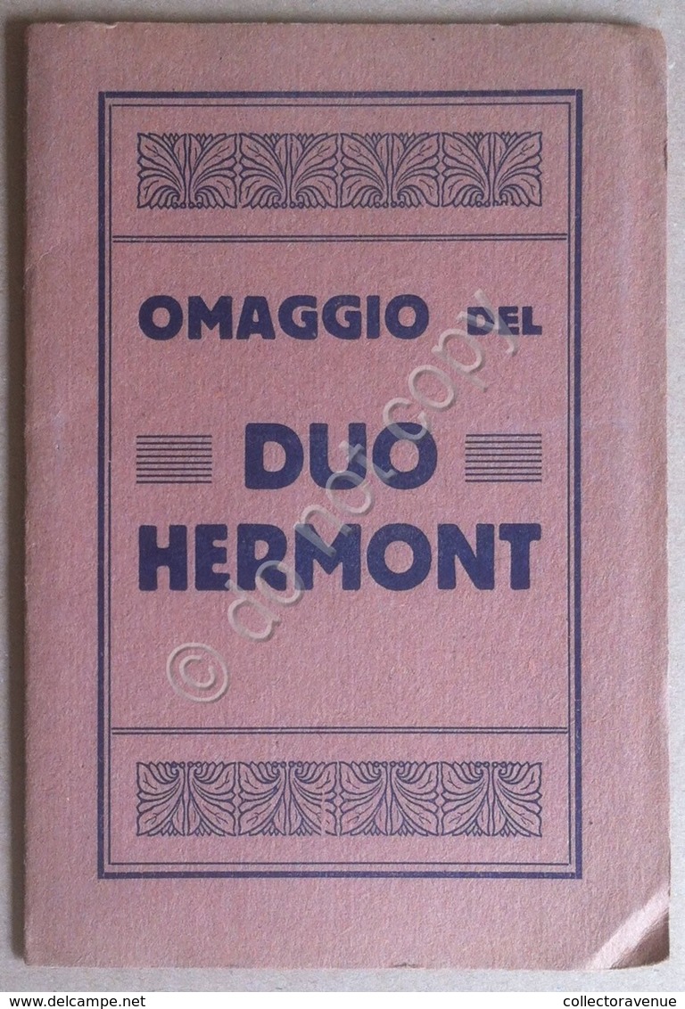 Libretto - Omaggio Del Duo Hermont - Anni '30 - Spettacolo Comici Cabaret - Non Classificati