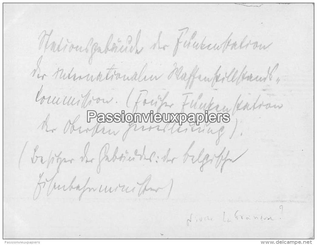 CARTE PHOTO ALLEMANDE  SPA   1918   CHATEAU DE LA FRAINEUSE  ?    SERVICE DE TRANSMISSIONS COMMISSION D'ARMISTICE - Spa