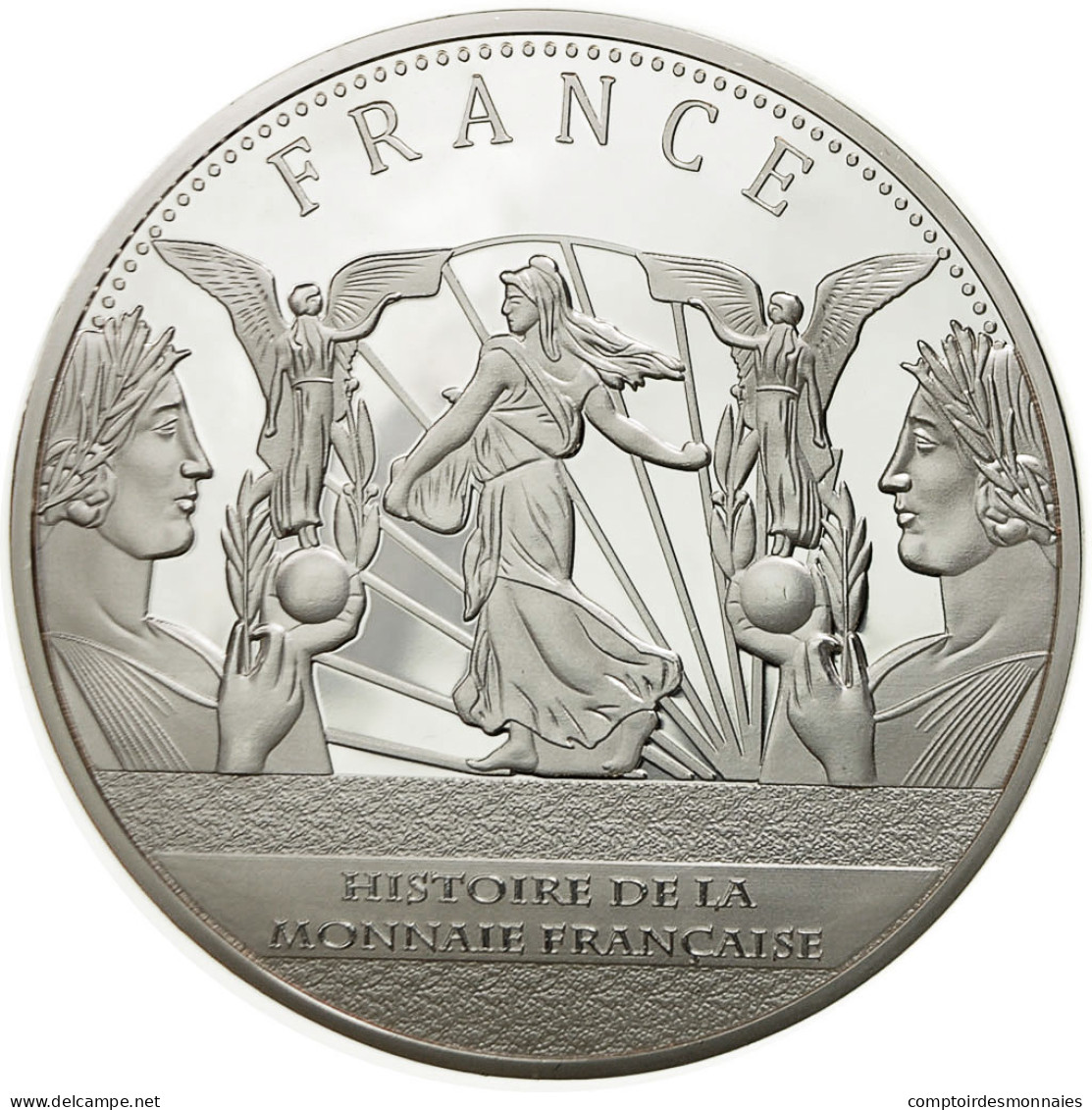 France, Médaille, Histoire De La Monnaie Française, 20 Francs 1807, FDC - Autres & Non Classés