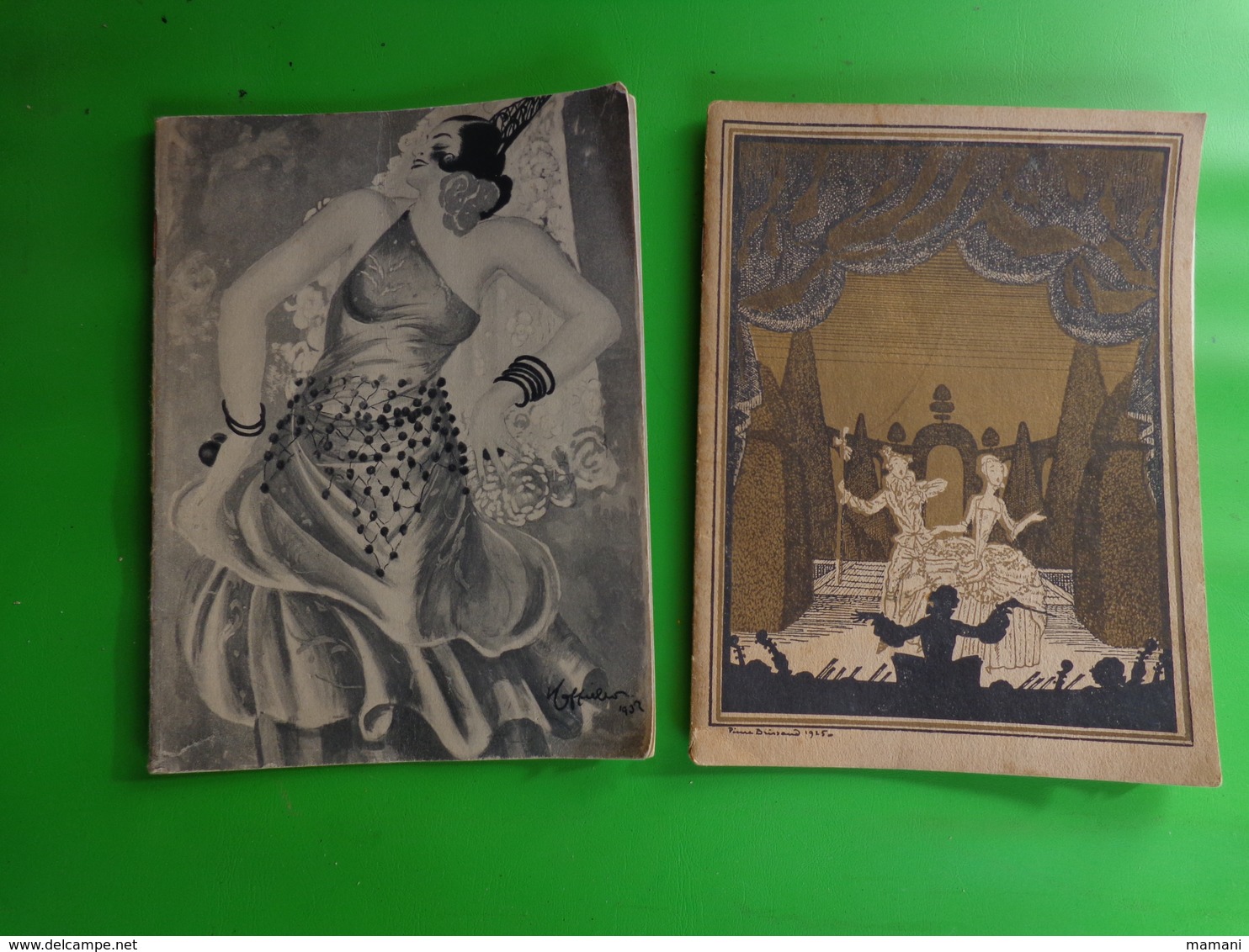 2 Programme Theatre National Opera Comique - La Vie De Boheme 1934-carmen 1928 - Programmes