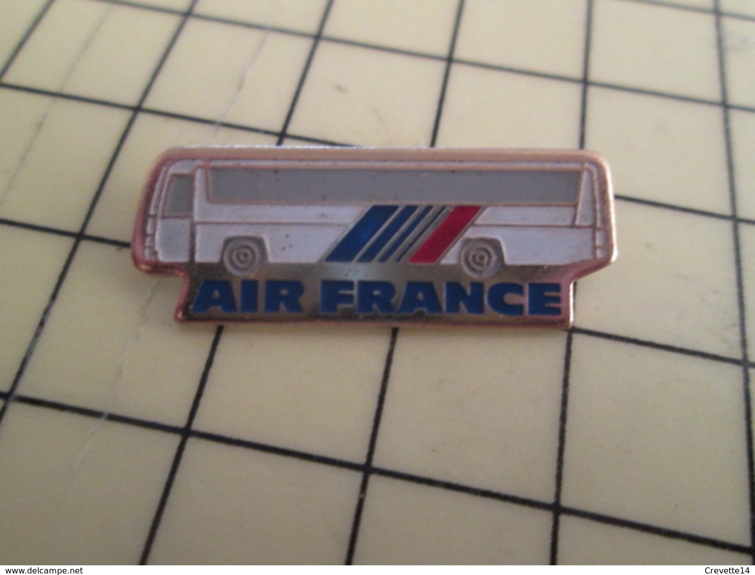 Sp15b Pin's Pins / Rare Et Beau THEME AVIATION / AUTOBUS COMPAGNIE AERIENNE AIR FRANCE - Airplanes