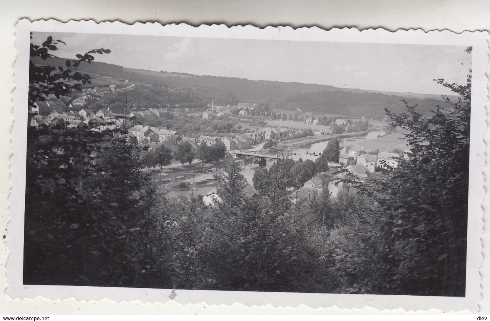 Belvédère Et Vue De Hamoir - 1946 - 2 Photos Originales Format 6.5 X 11 Cm - Luoghi