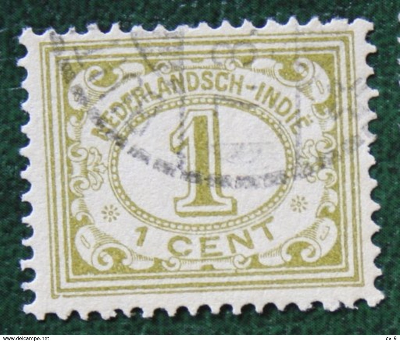 1 Ct Cijfer NVPH 100 1912-1930 Gestempeld / Used INDIE / DUTCH INDIES - Niederländisch-Indien