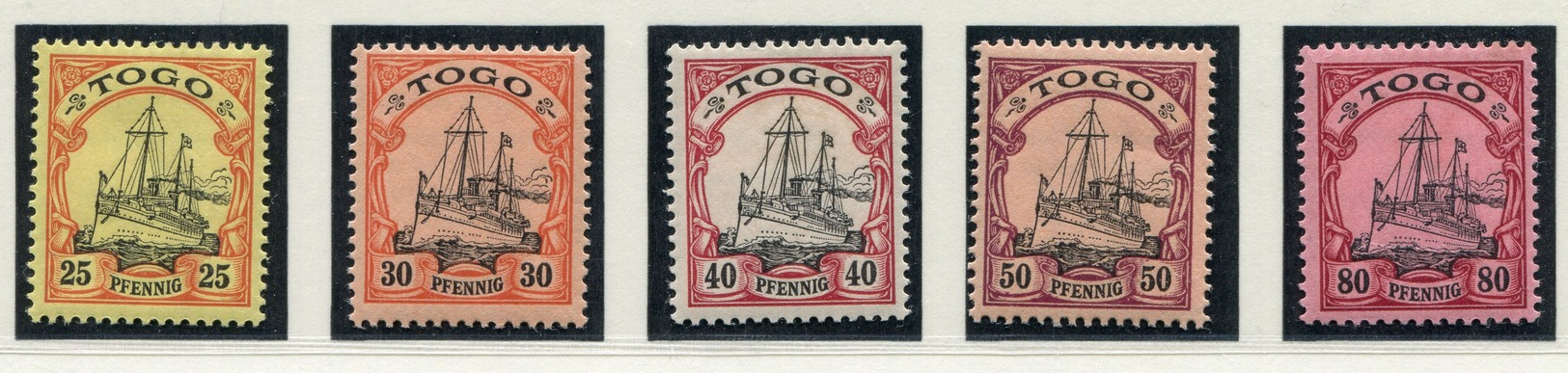 Deutsche Kolonie  (Togo)    Mi.  7-19 ** Geprüft BOTHE BPP    EUR 580       Siehe Bild - Togo