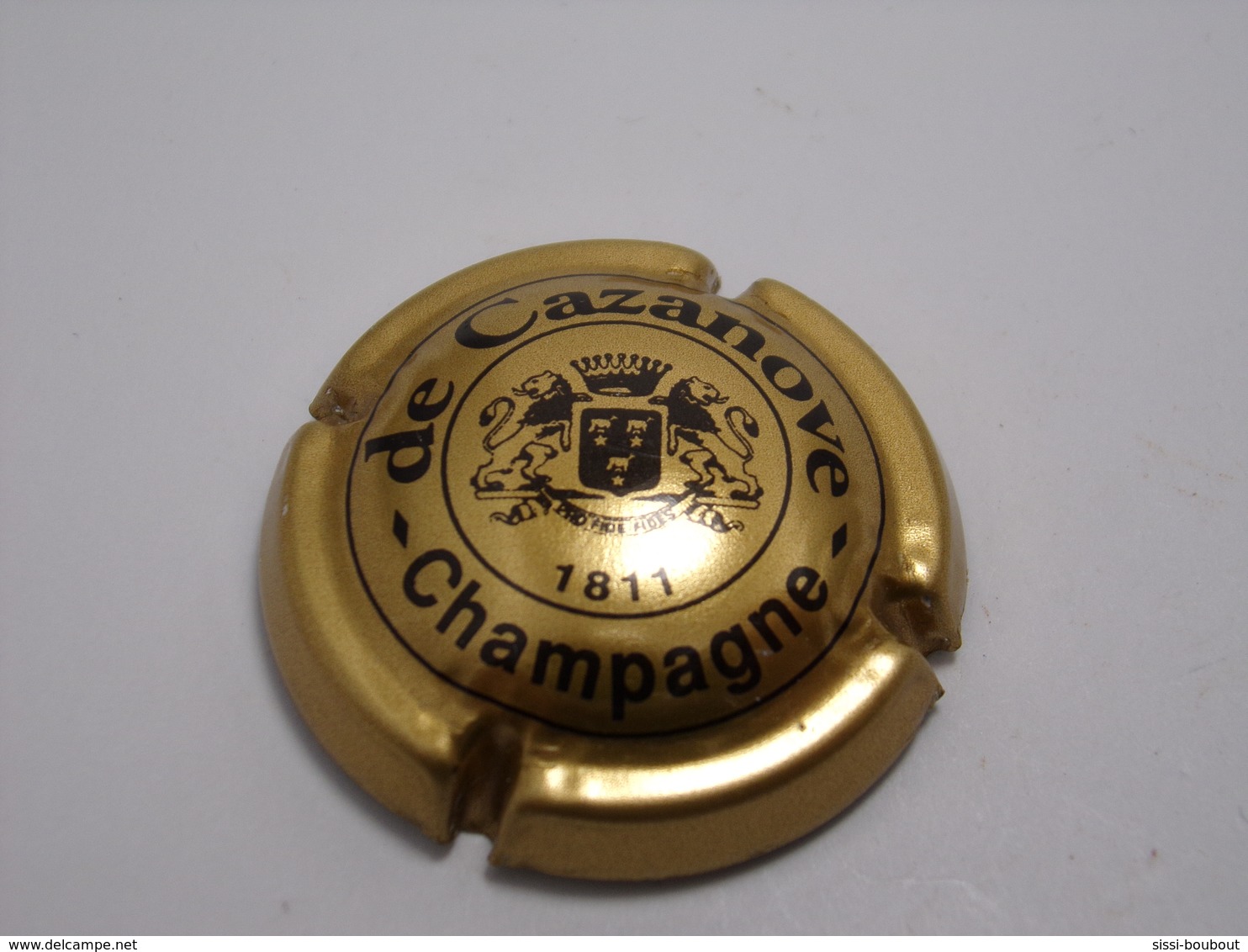 Capsule De Champagne - Muselet - (425 Rèf/ Pour 4390 Exemplaires) - Marque: DE CAZANOVE - De Cazanove