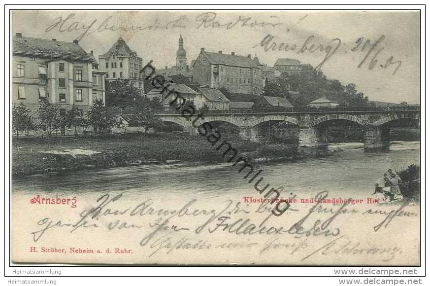 Arnsberg - Klosterbrücke Und Landsberger Hof - Arnsberg