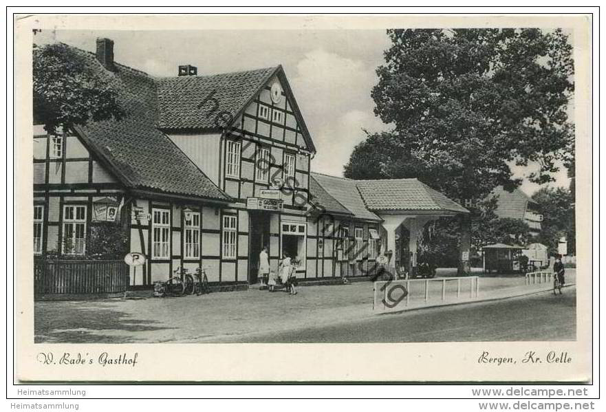 Bergen (Landkreis Celle) - Gasthof Und Schlachterei - Inhaber Schlachtermeister Henry Bade - Bergen