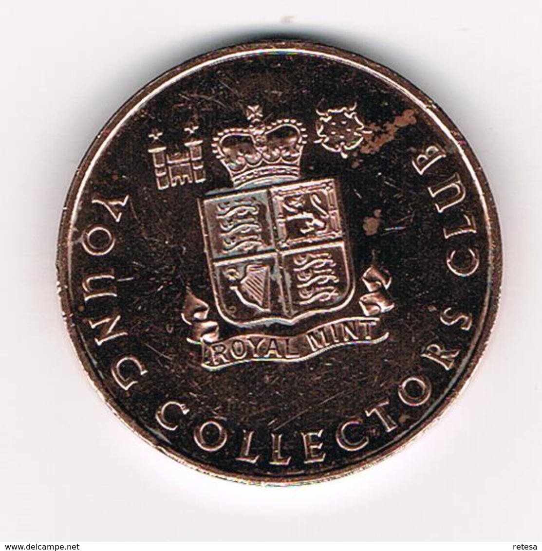 &   TOKEN  THE ROYAL MINT . LLANTRISANT - YOUNG COLLECTORS CLUB - Autres & Non Classés