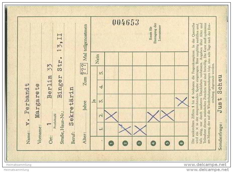 FP 8 - Funklotterie-Postkarte Berlin - Bedarfsgebraucht - Wertstempel 20 Pfg Lorsch / Hessen - Gelaufen Im April 1969 - Postkarten - Gebraucht