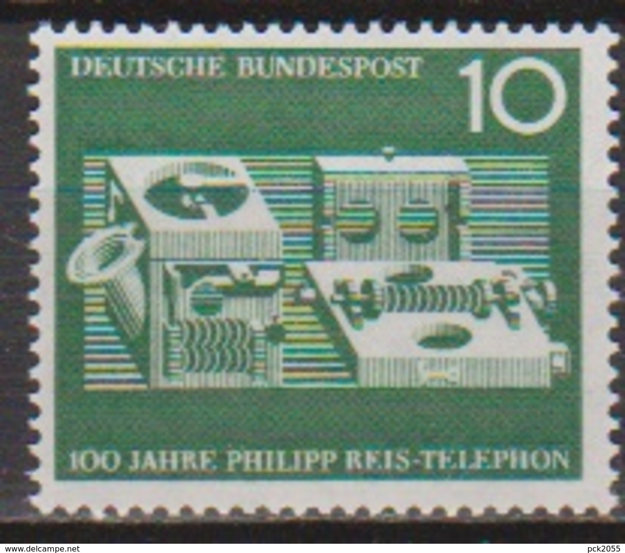 BRD 1961 MiNr. 373 ** Postfr. 100 Jahre Telefon Von Philipp Reis ( 6907 )günstige Versandkosten - Ungebraucht