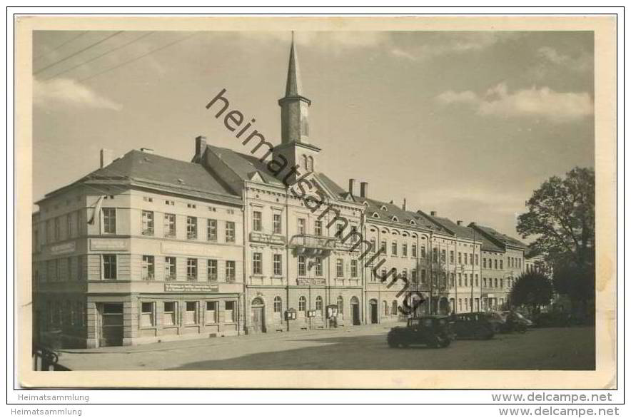 Lobenstein - Marktplatz - Foto-AK 1954 - Lobenstein