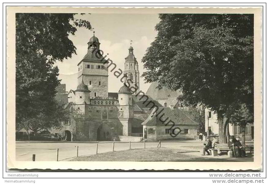 Weissenburg - Ellinger Tor - Foto-AK - Weissenburg