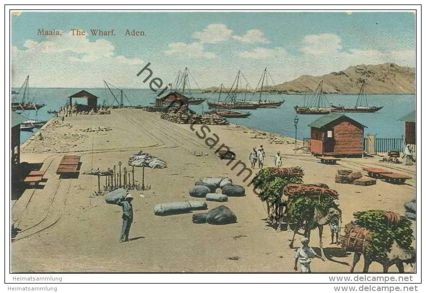 Aden - Maala - The Wharf Ca. 1920 - Yemen