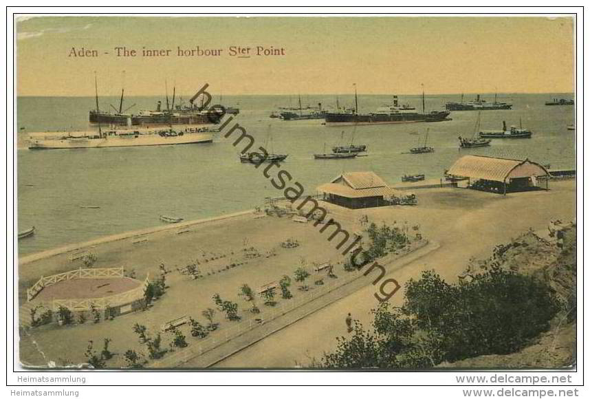 Aden - The Inner Harbour Ster Point Ca. 1910 - Jemen