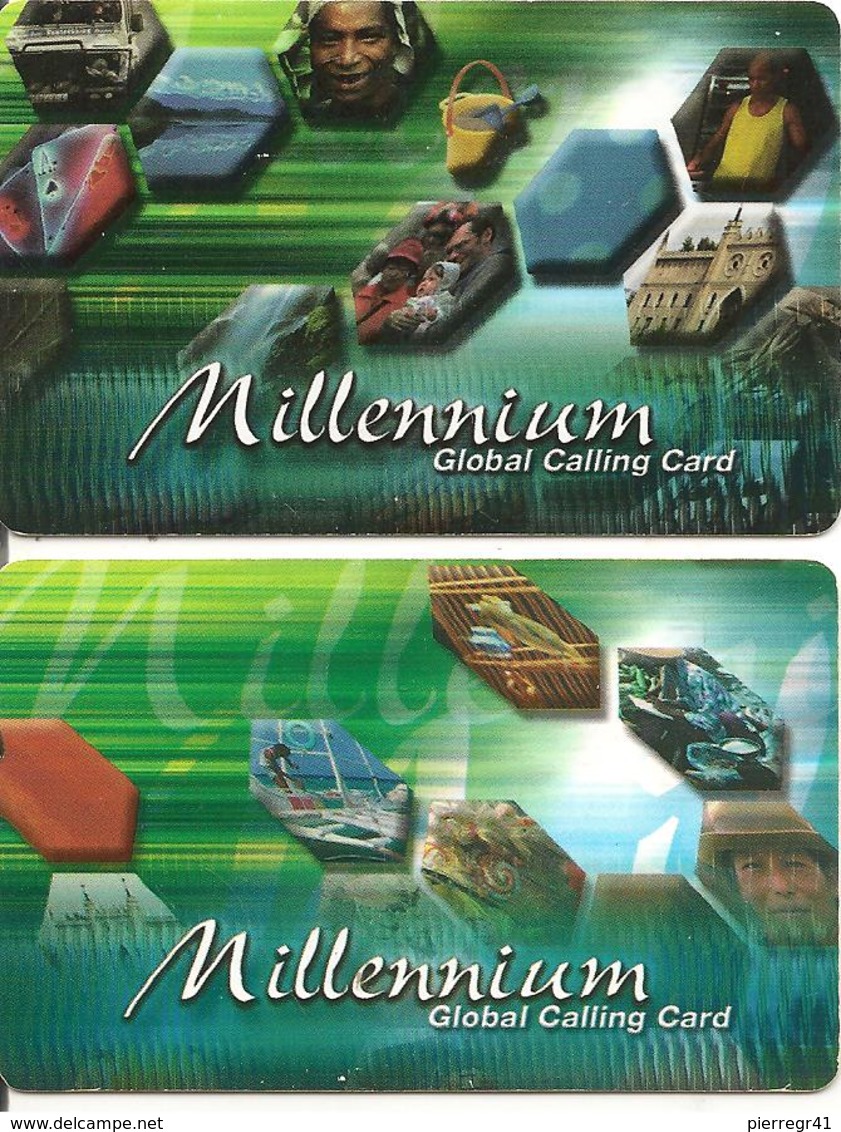 2-CARTES-+PREPAYEE-NL-MILLENNIUM-BE-RARE - Cartes GSM, Prépayées Et Recharges