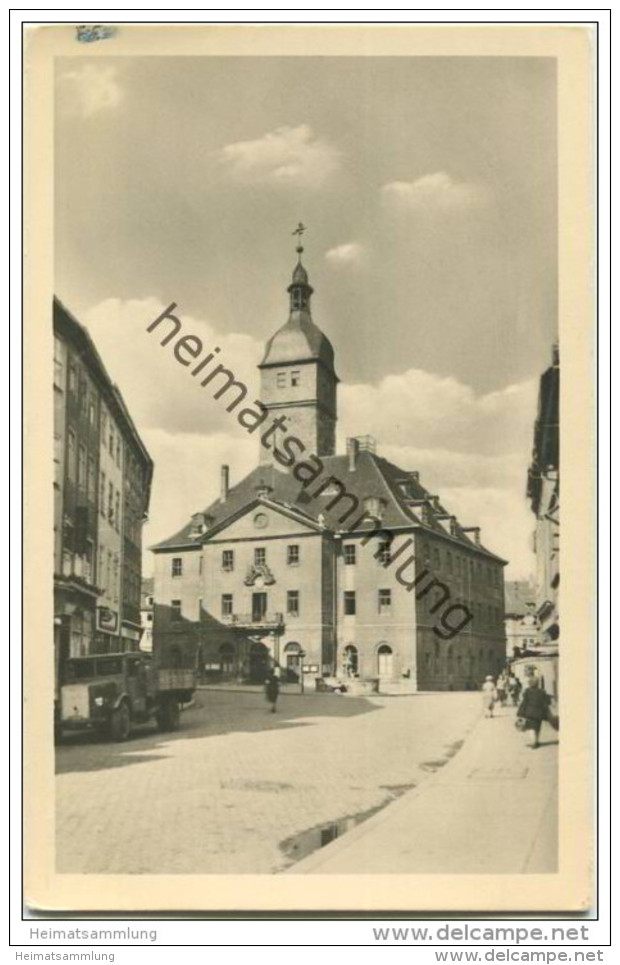Langensalza - Rathaus 1954 - Foto-AK - Bad Langensalza