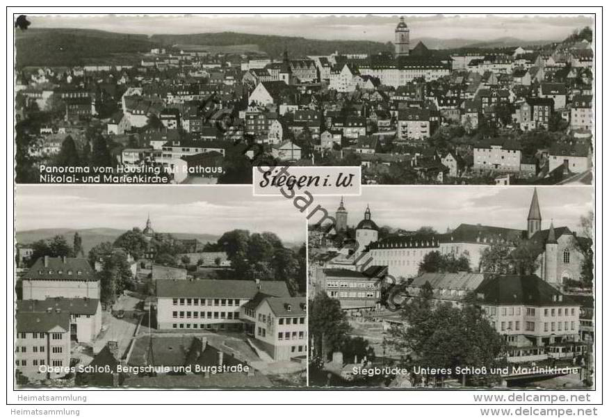 Siegen In Westfalen - Foto-AK - Siegen