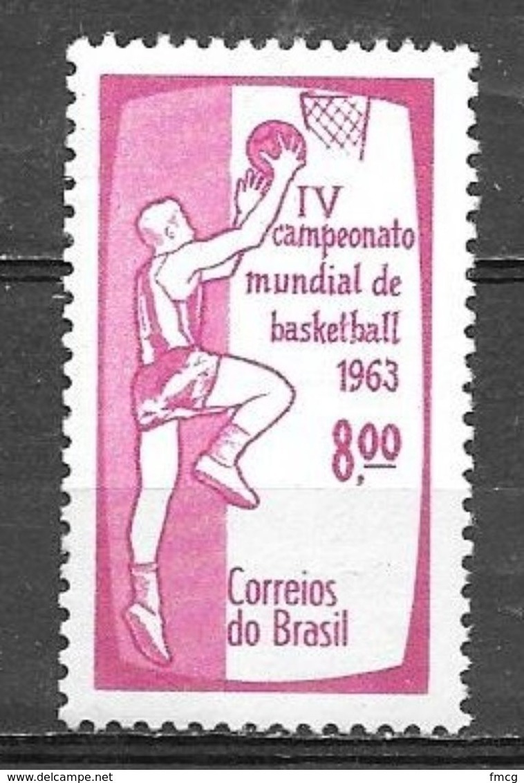 Brazil 1963 8.00 Basketball, Mint Never Hinged - Basketball