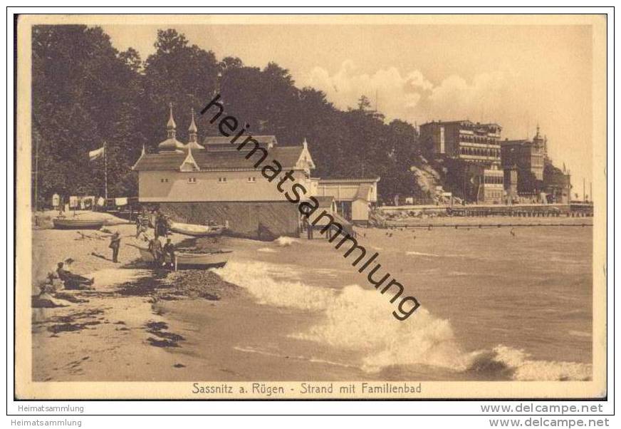 Sassnitz Auf Rügen - Strand Mit Familienbad - Sassnitz