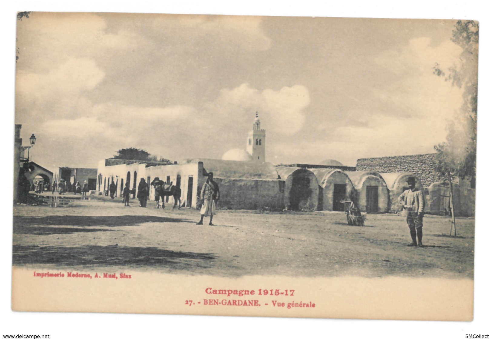 Tunisie. Campagne 1915 - 17. Ben Gardane, Vue Générale (3915) - Tunisie