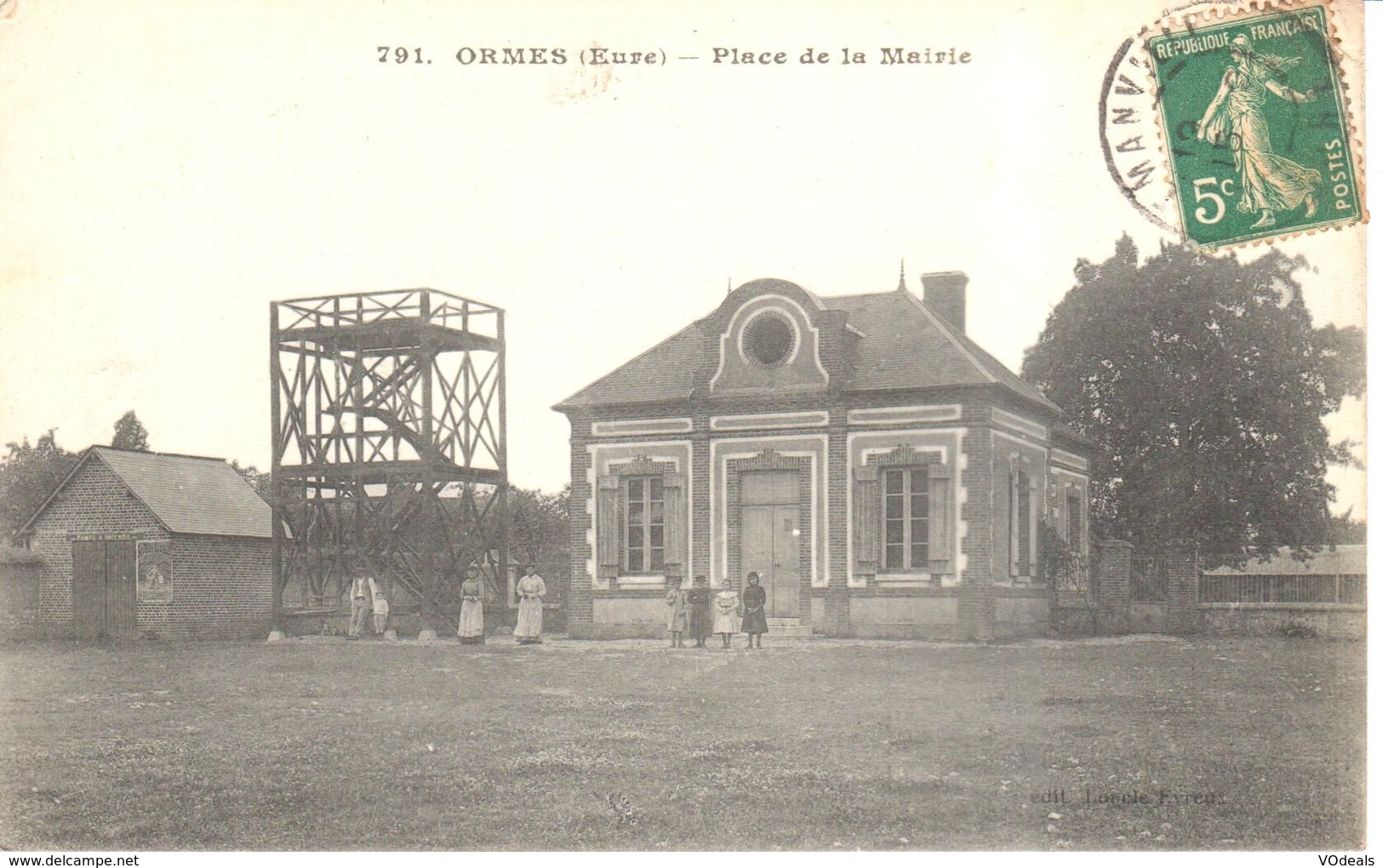 (10) Aube - CPA - Ormes - Place De La Mairie - Autres & Non Classés