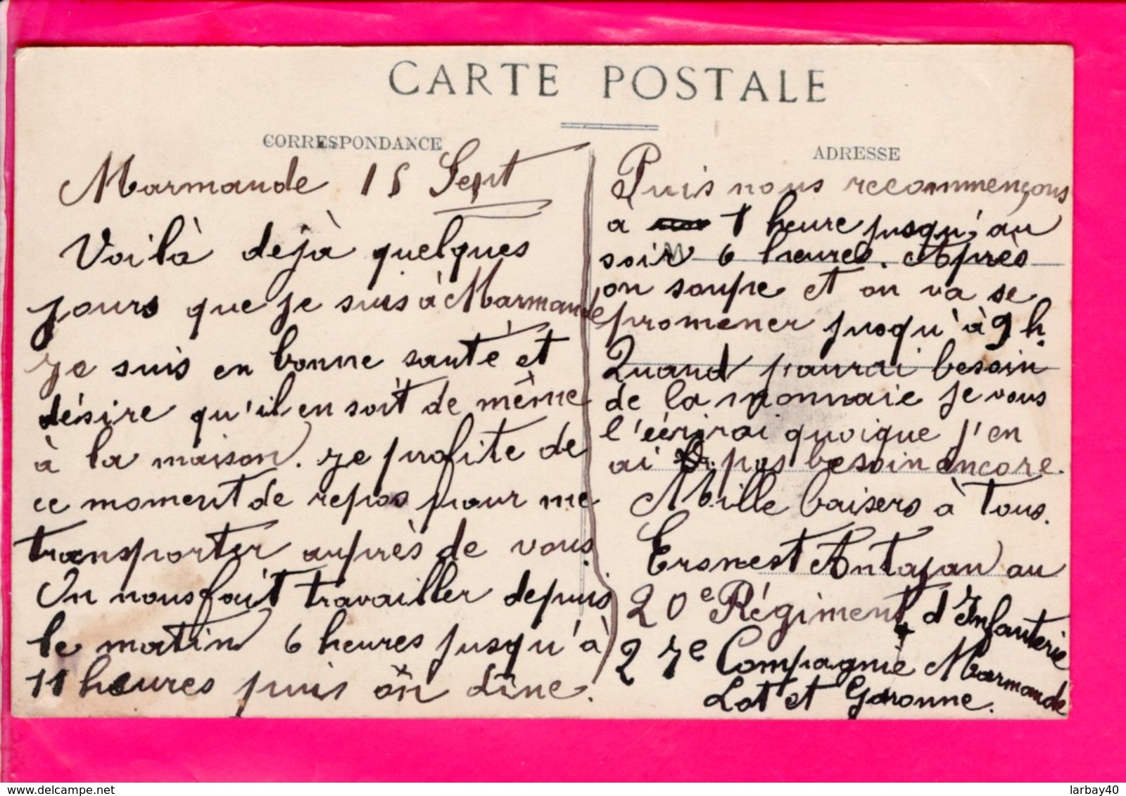 Cpa Carte Postale Ancienne  - Marmande Les Bords De La Garonne Et La Drague - Marmande