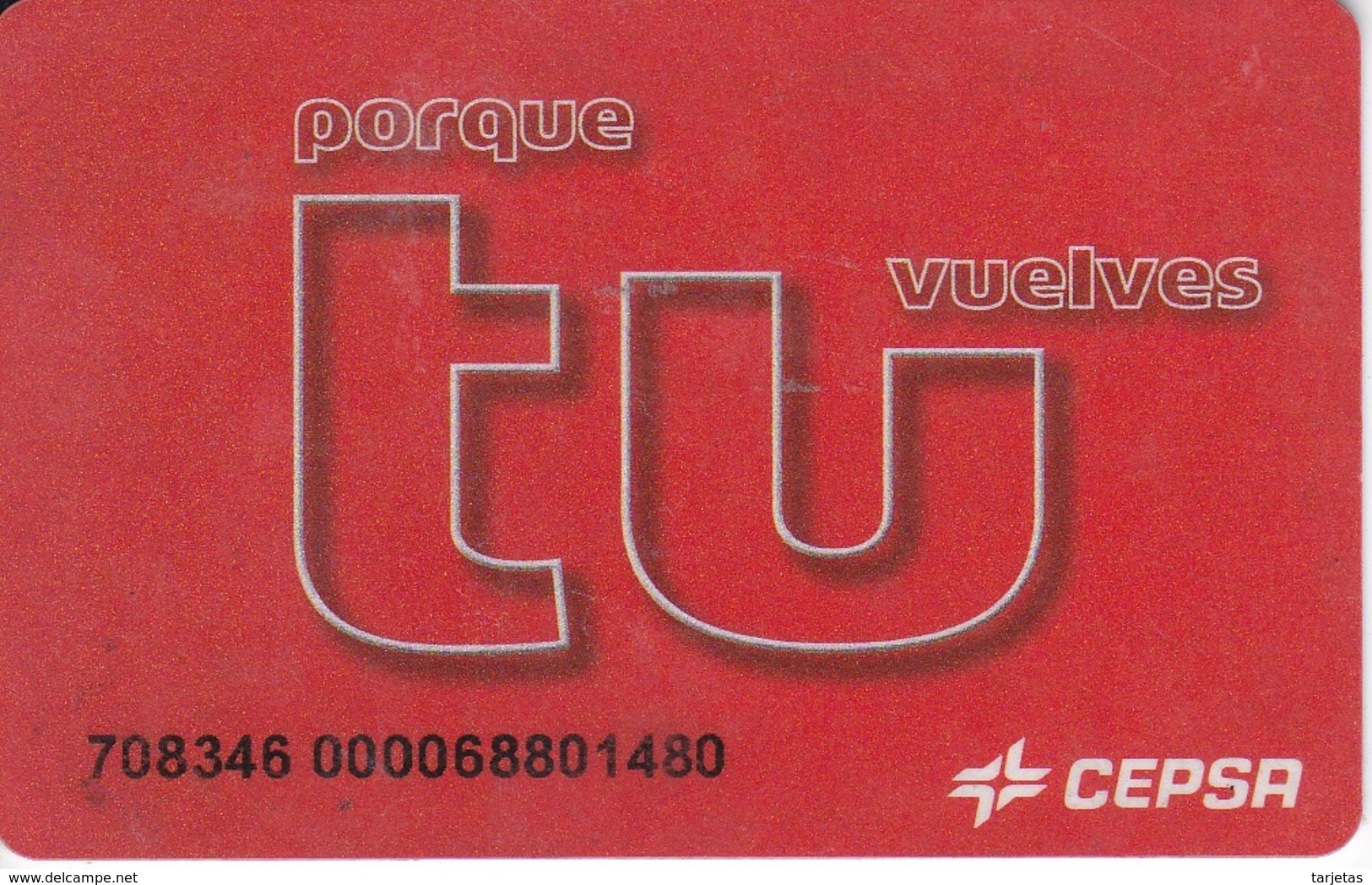 TARJETA DE GASOLINERA CEPSA (no Es Tarjeta Telefonica) PETROLEO - Petrole