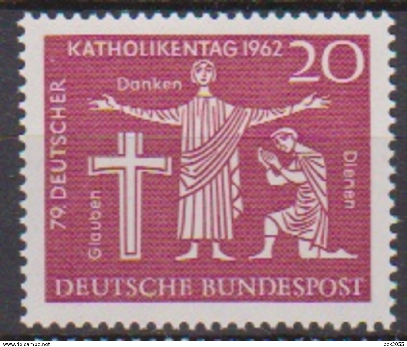 BRD 1962 MiNr.381 ** Postfr. Deutscher Katholikentag, Hannover ( 6935 ) Günstige Versandkosten - Ungebraucht