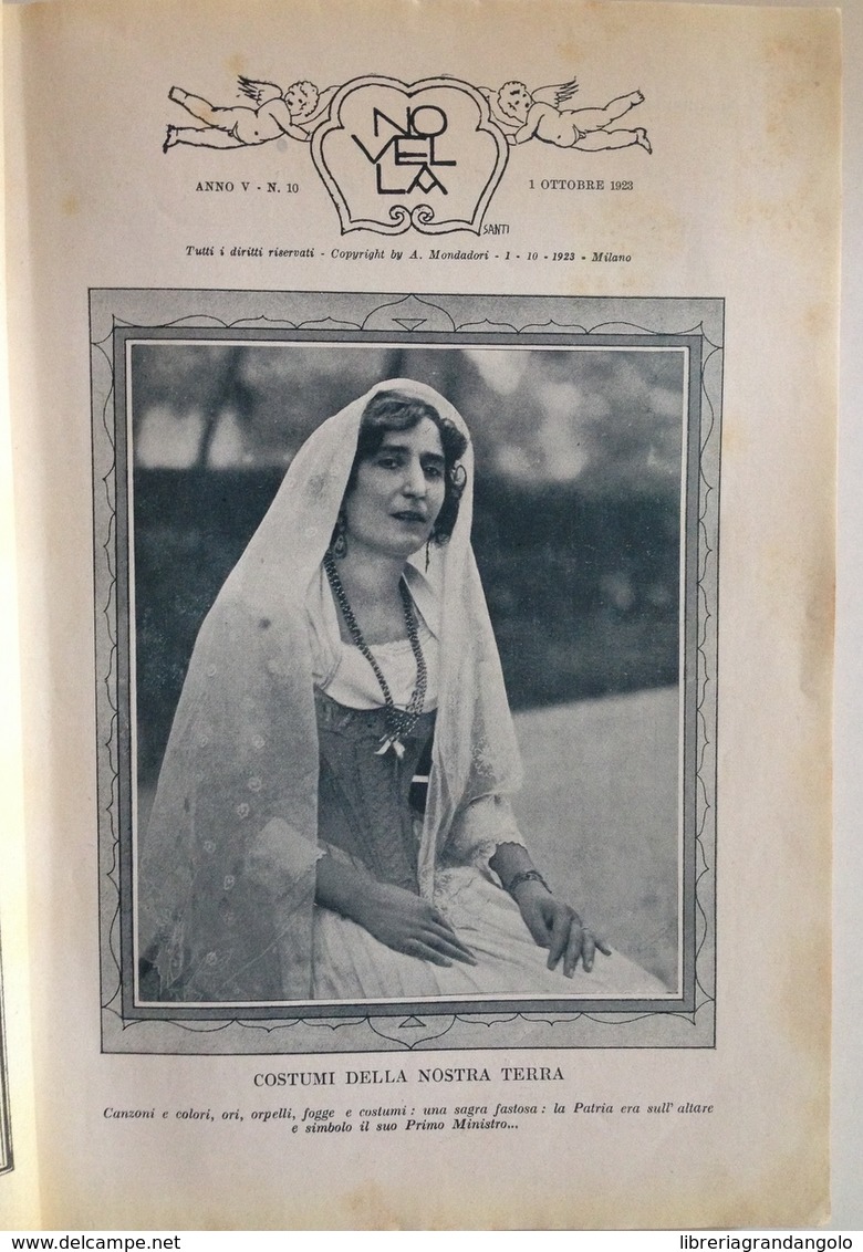 Novella N 10 1° Ottobre 1923 Pirandello Novelle Settimana Abruzzese Mia Regina - Ohne Zuordnung