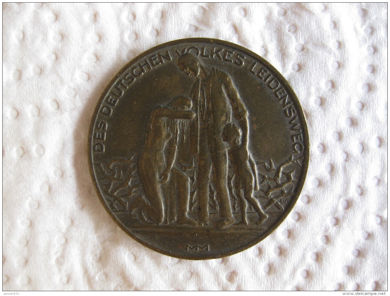 Médaille DES DEUTSCHEN VOLKES LEIDENSWEG  15 Novembre 1923 - Autres & Non Classés