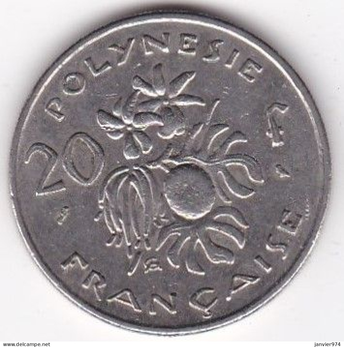 Polynésie Française. 20 Francs 1970, En Nickel - Frans-Polynesië