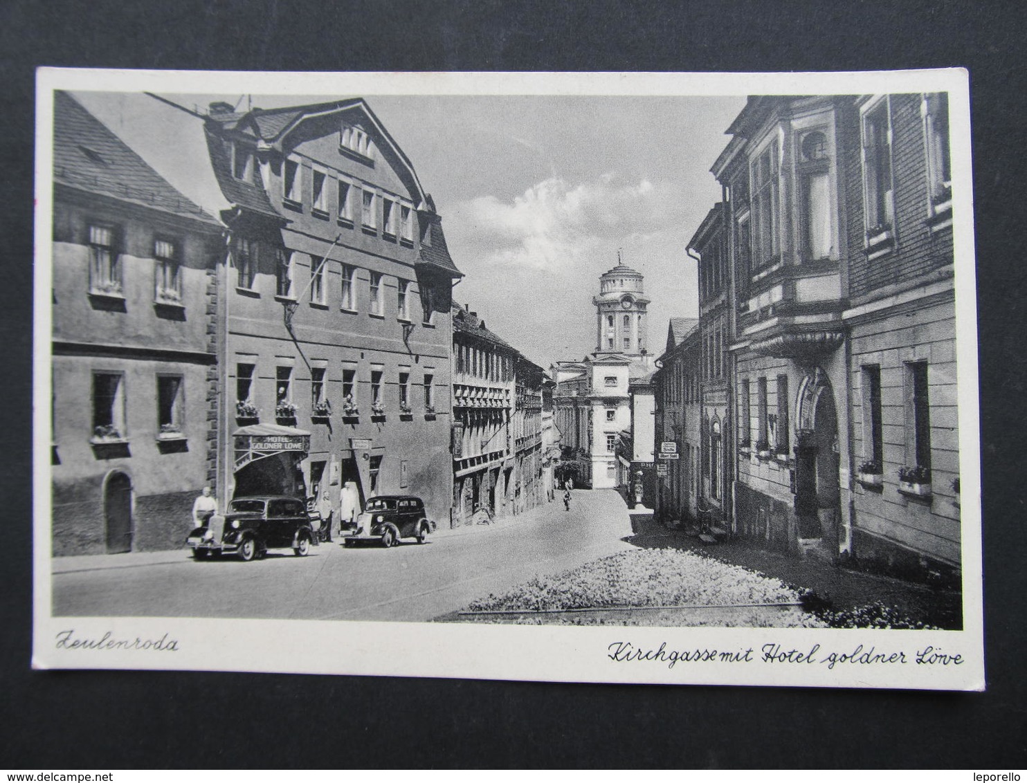 AK ZEULENRODA Hotel M. Auto  Ca.1940 //  D*32691 - Zeulenroda