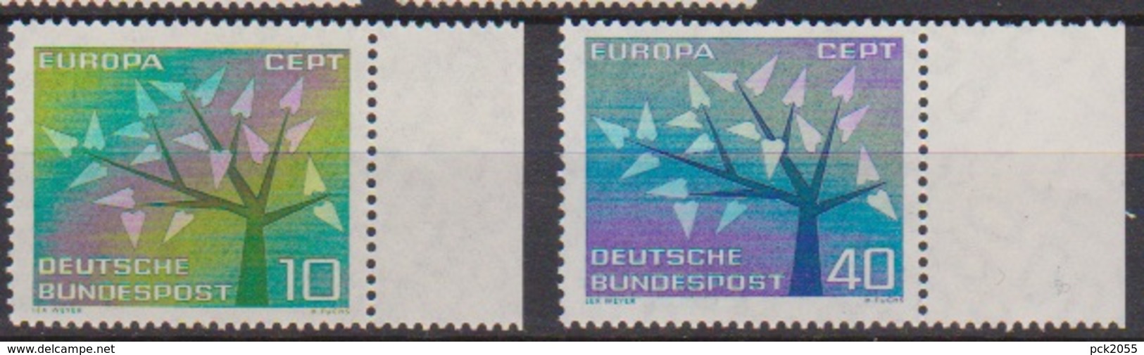 BRD 1962 MiNr.383 - 384 ** Postfr. Europa ( 6945 ) Günstige Versandkosten - Ungebraucht