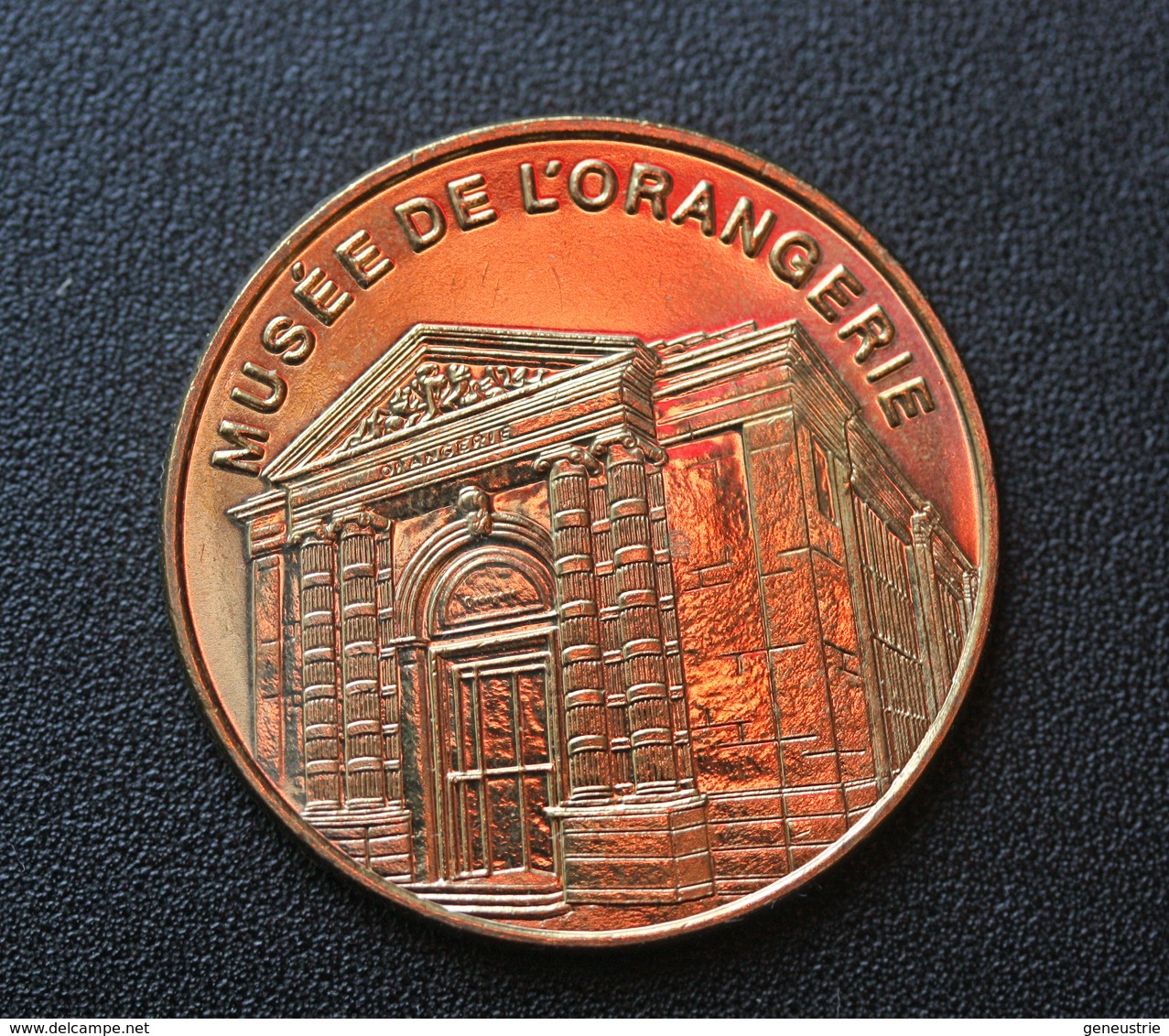 Très Beau Jeton Médaille Touristique "Musée De L'Orangerie - Musées Nationaux - Paris" Chateau Des Tuileries - Other & Unclassified
