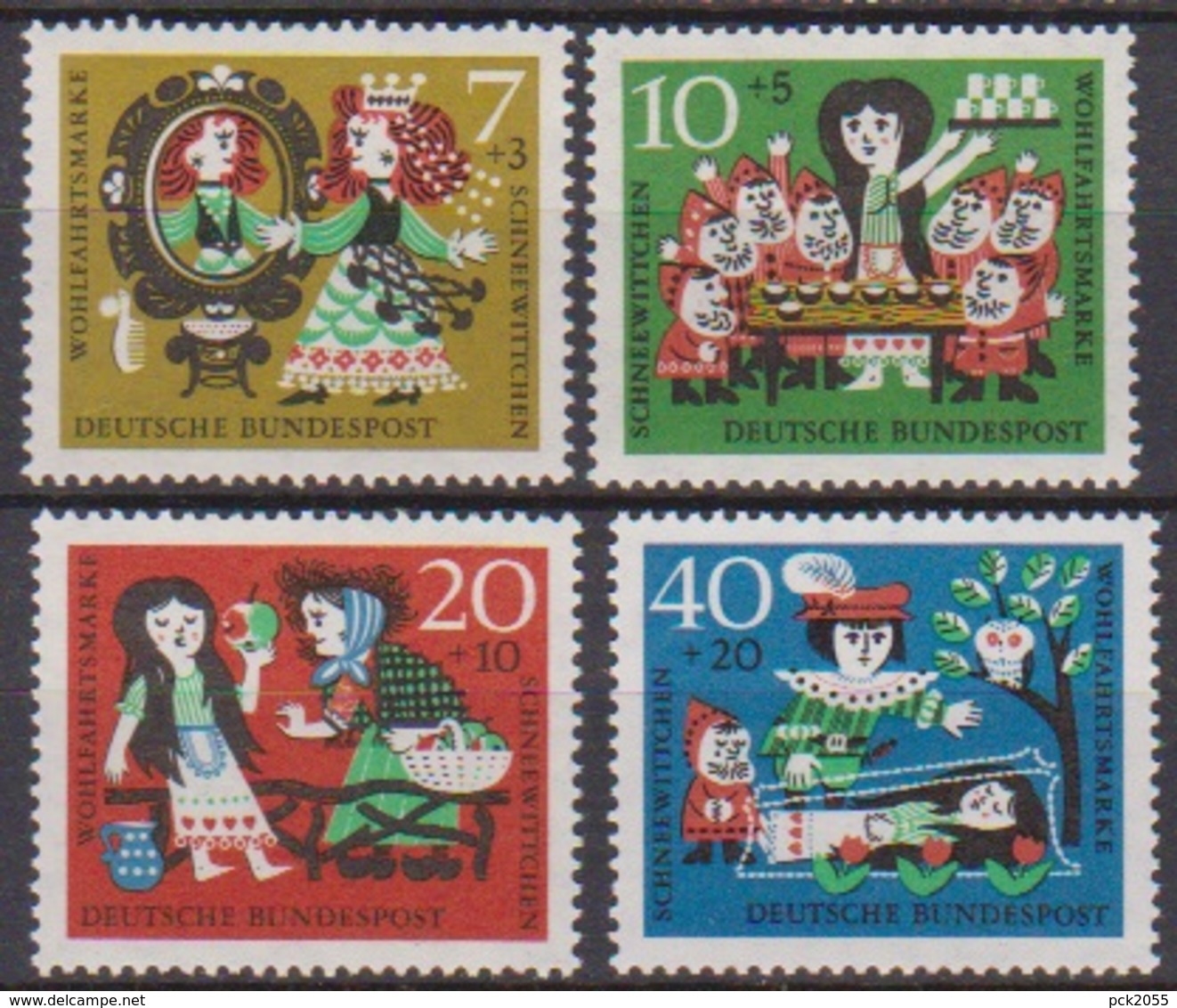 BRD 1962 MiNr.385 - 388  ** Postfr.Wohlfahrt: Märchen Der Brüder Grimm ( 6947 ) Günstige Versandkosten - Ungebraucht