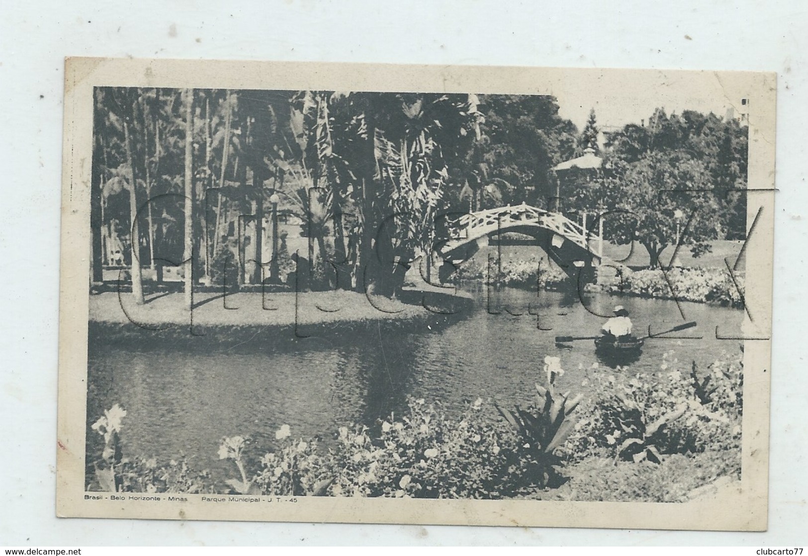 Belo Horizonte (Brésil, Belo Horizonte) : Parque Municipal En 1954 (animé) PF. - Belo Horizonte
