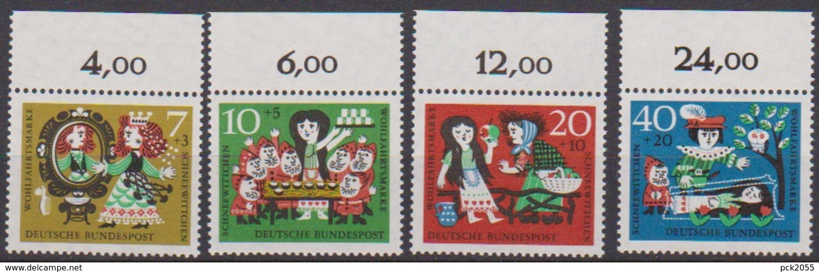 BRD 1962 MiNr.385 - 388  ** Postfr.Wohlfahrt: Märchen Der Brüder Grimm ( 6951 ) Günstige Versandkosten - Ungebraucht