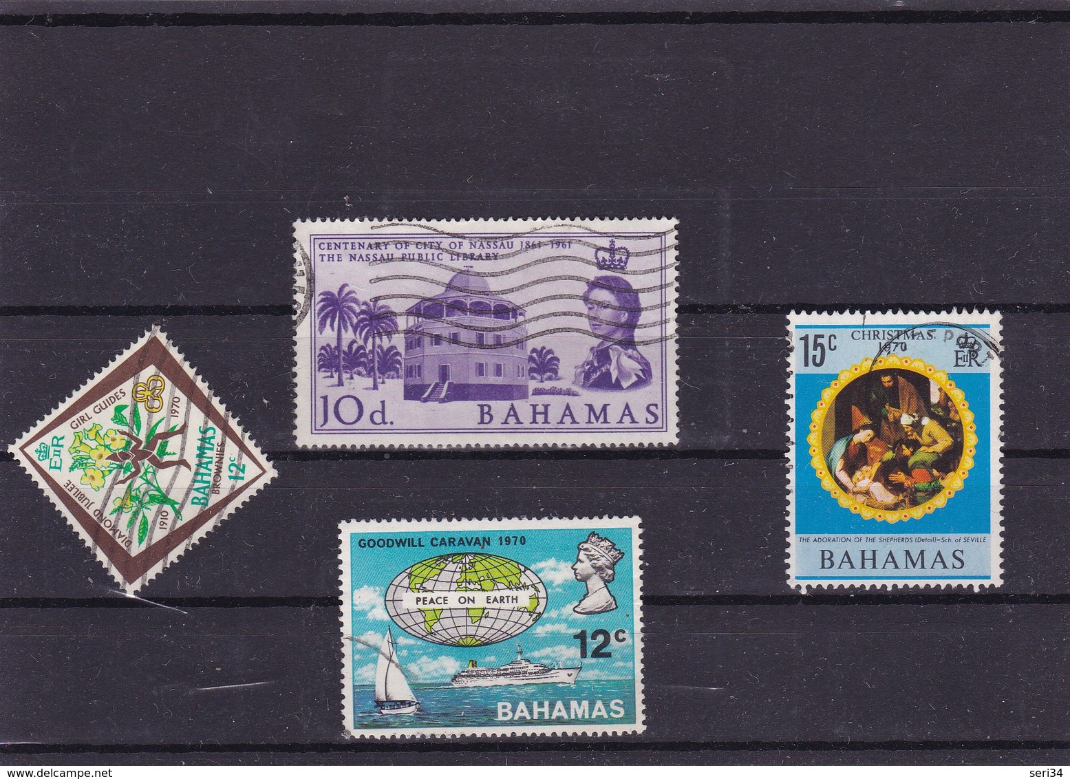 BAHAMAS : Y&T : 168 O-288 O-294 O-301 O - Bahamas (1973-...)