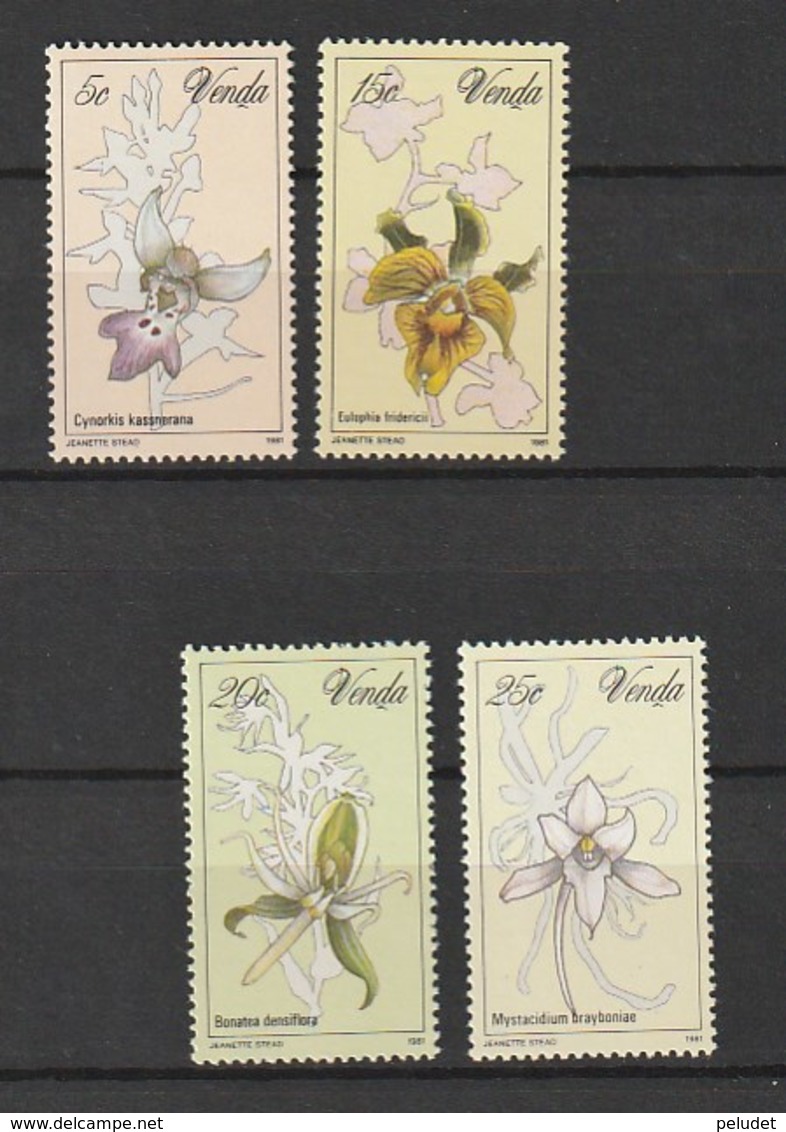 Venda 1981, Orchids 4v Mnh - Venda