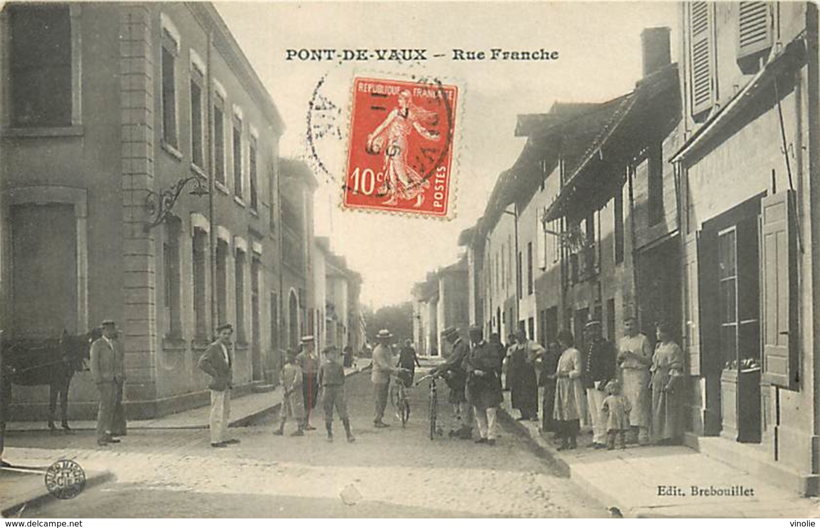 D-18-601 : PONT DE VAUX. RUE FRANCHE - Pont-de-Vaux