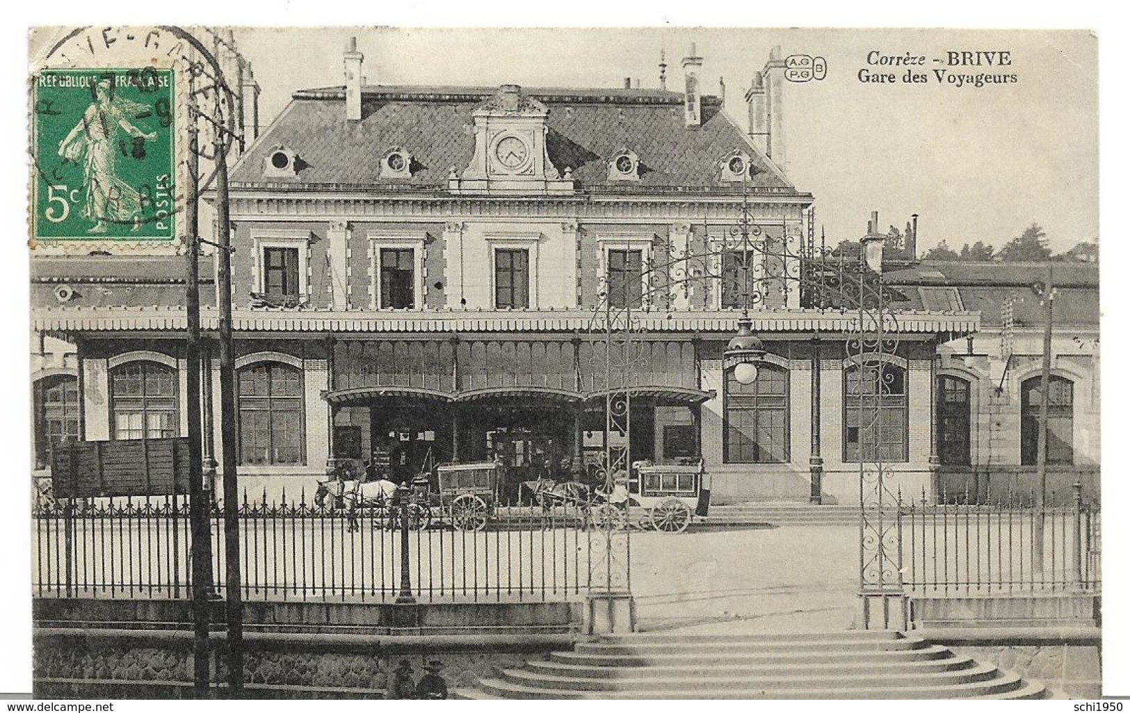 ~ JP  ~  19  ~   BRIVE  ~      La Gare De Voyageurs .    ~ - Brive La Gaillarde