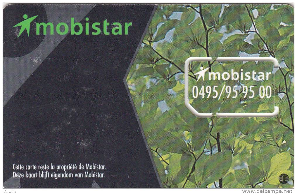 BELGIUM - MOBISTAR GSM(matt Surface), Mint - [2] Prepaid & Refill Cards