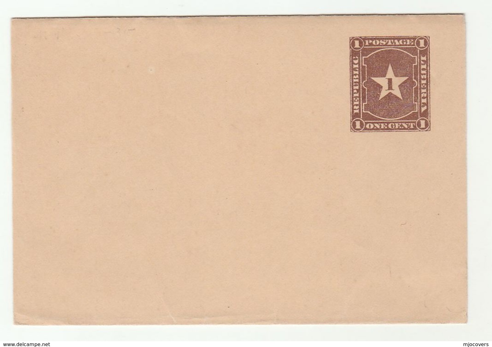 1890s LIBERIA Postal STATIONERY WRAPPER Stamps Cover - Liberia