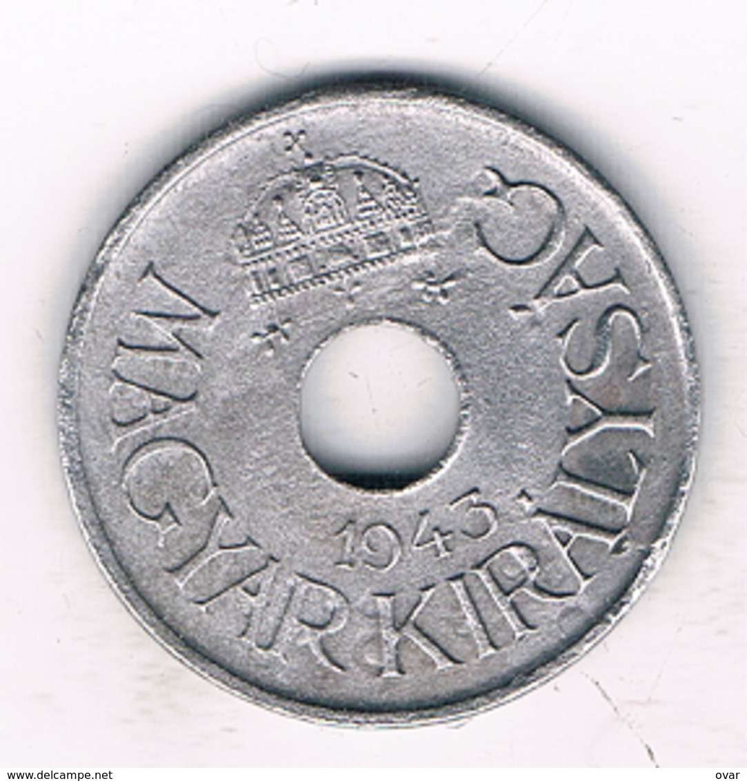 20 FILLER 1943  HONGARIJE /3543G/ - Hungary