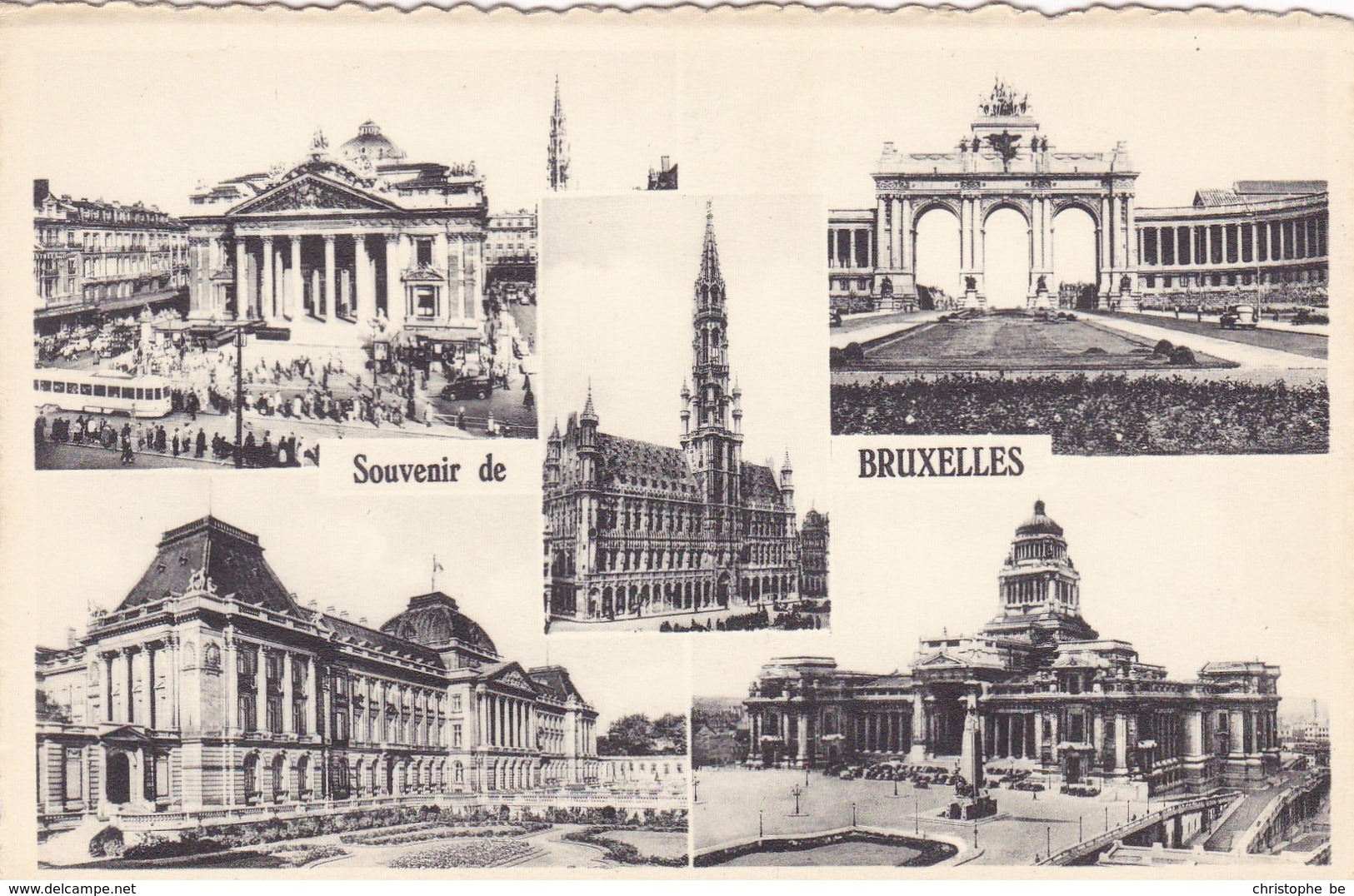 Souvenir De Bruxelles, Brussel (pk47961) - Panoramische Zichten, Meerdere Zichten